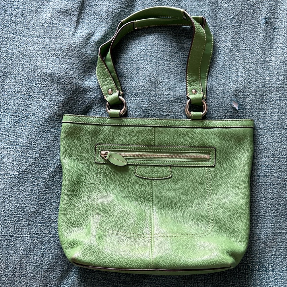Green Coach Purse
